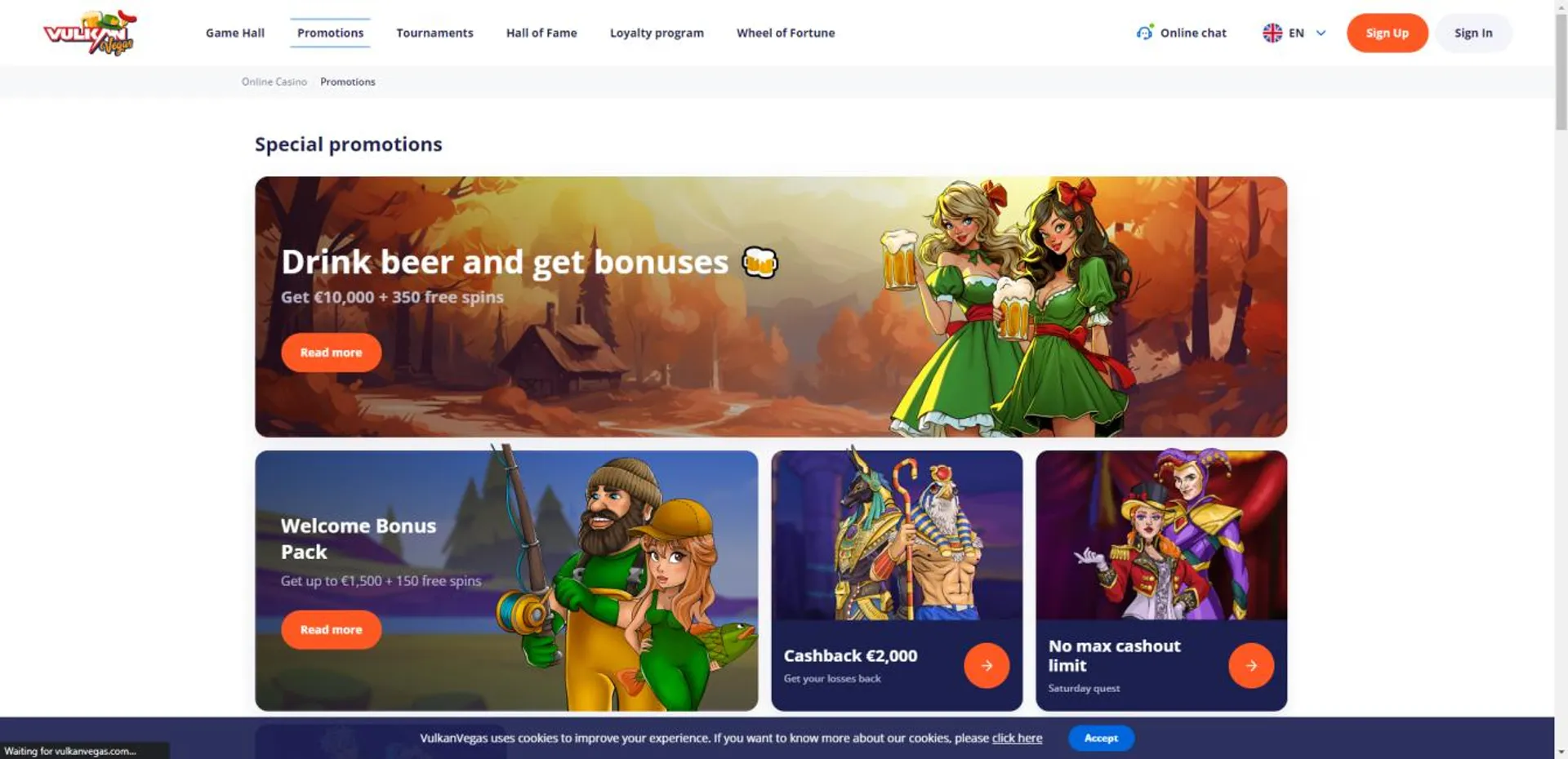 Spinbookie login